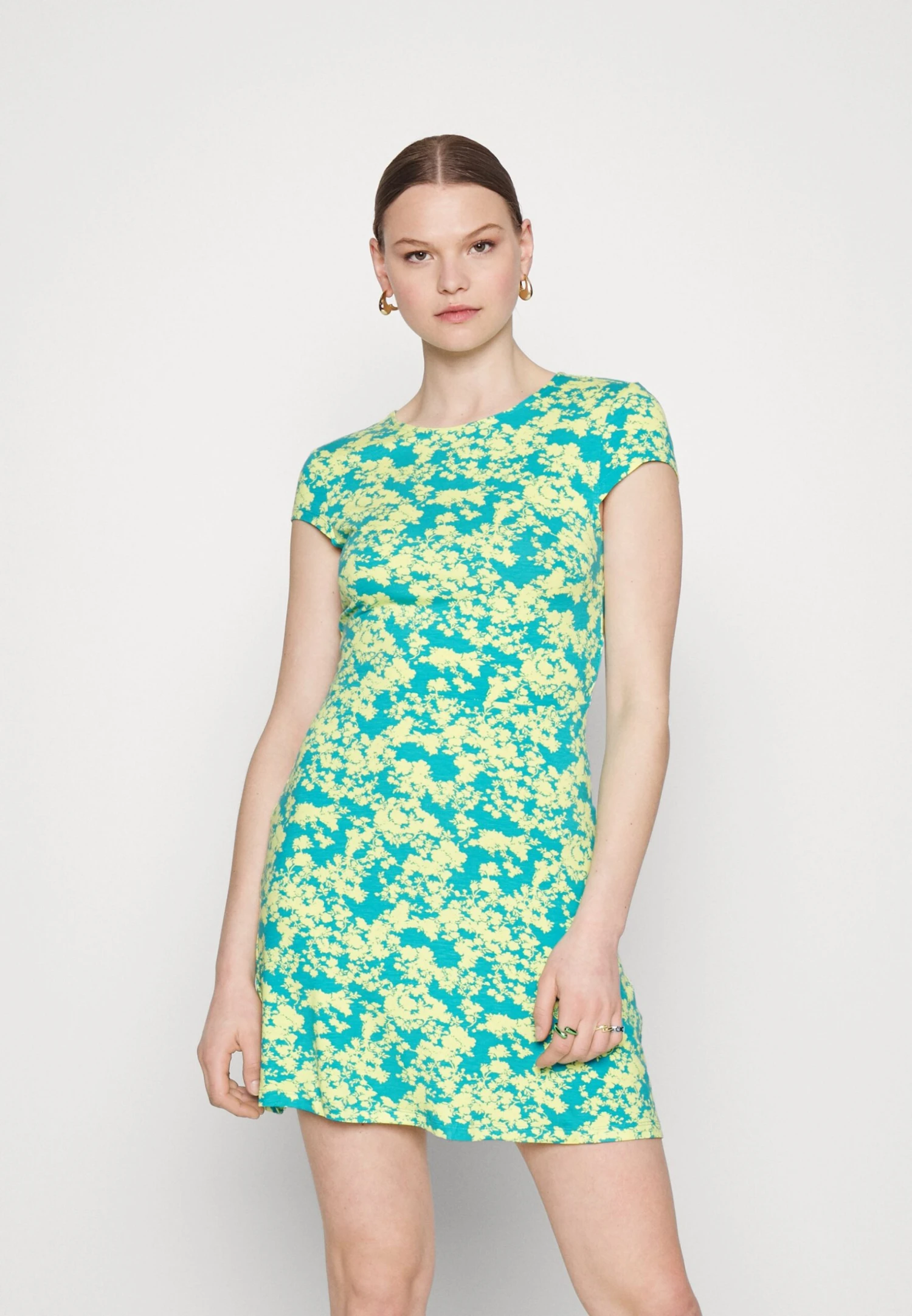 Even&Odd Robe En Jersey - Green/Multi-Coloured â Image 3