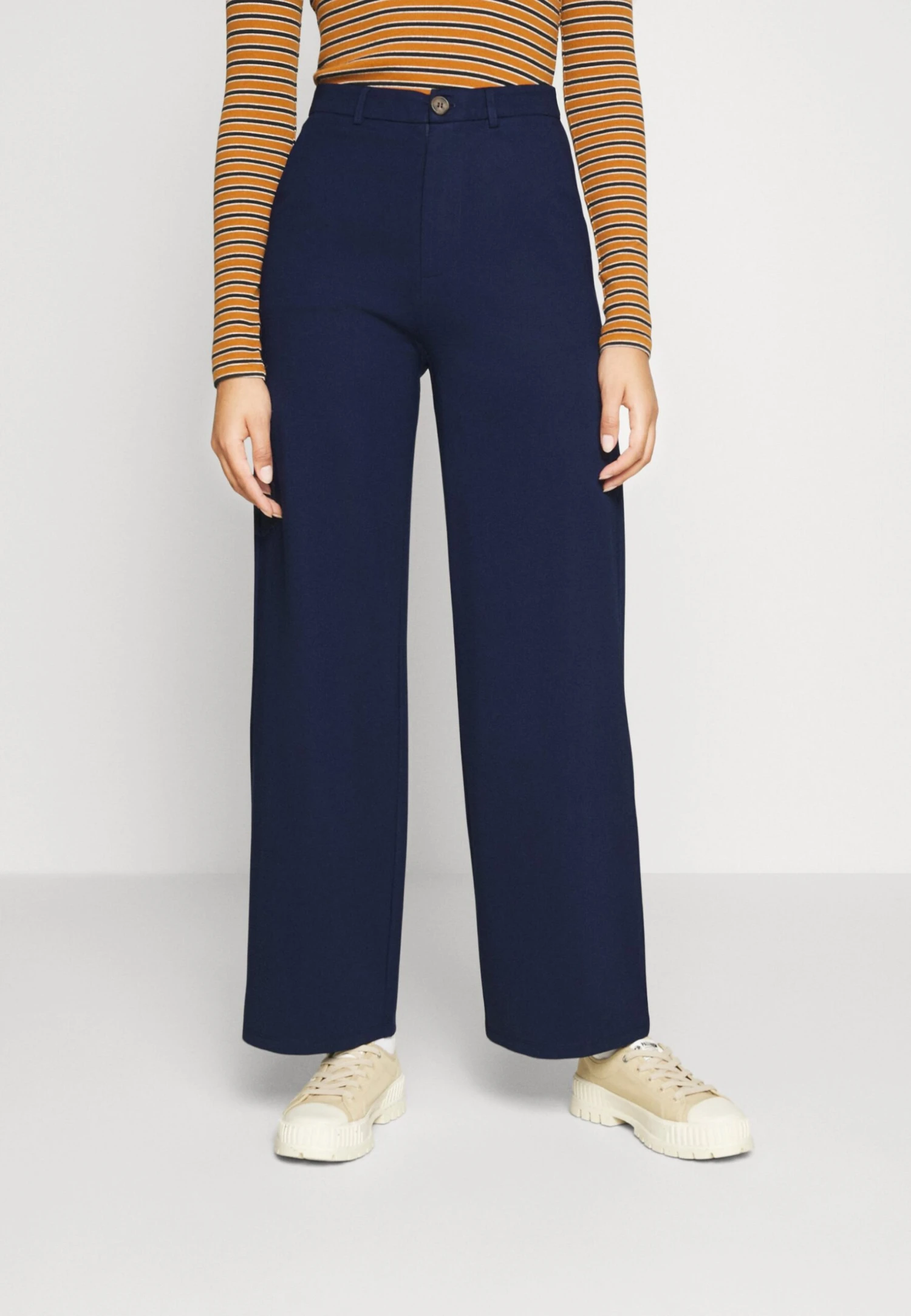 Even&Odd Pantalon Classique - Dark Blue