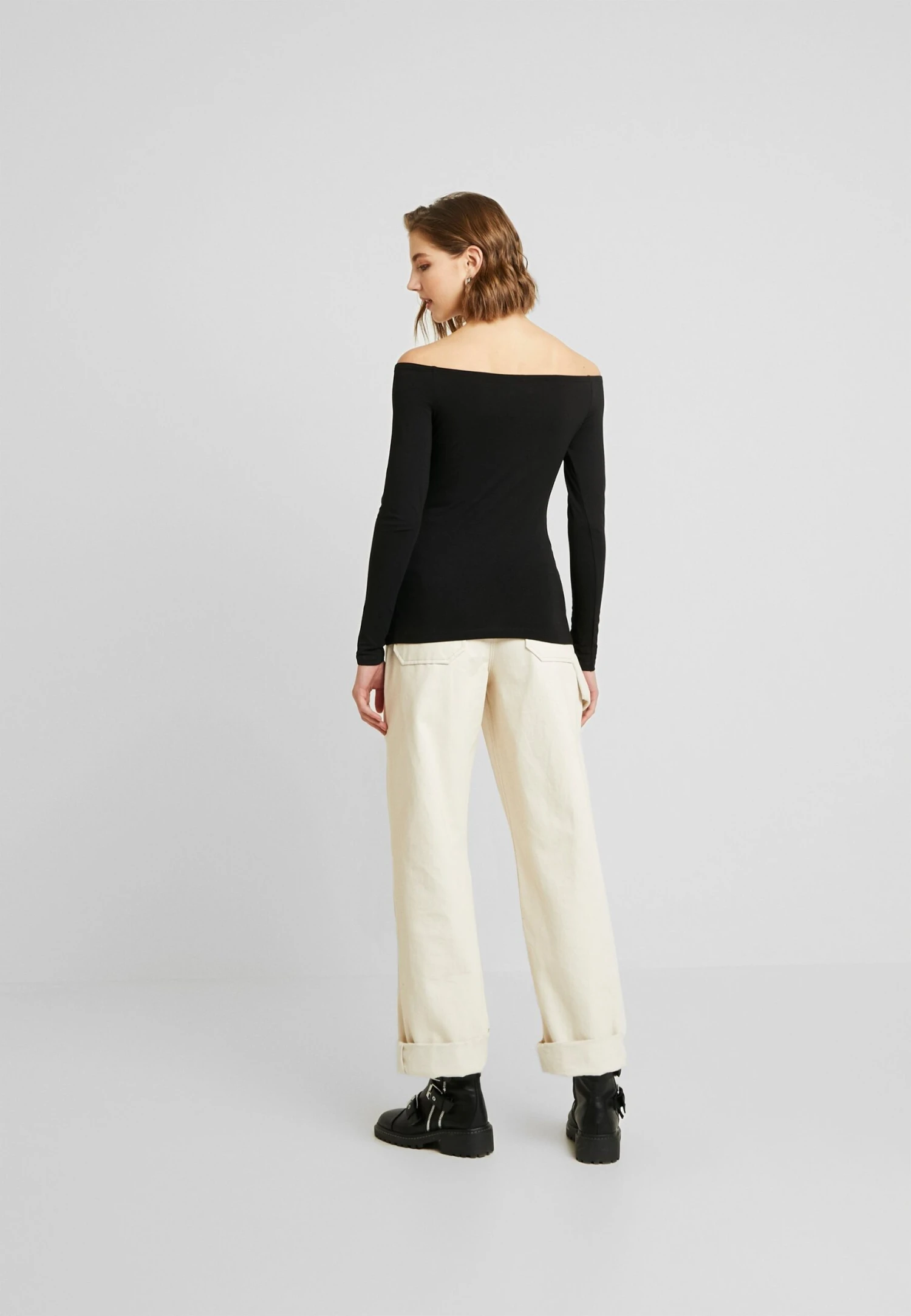 Even&Odd Basic - T-Shirt À Manches Longues - Black – Image 3