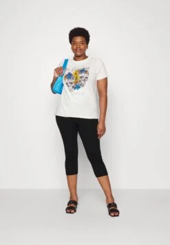 2 Pack - Legging - Black/Mottled Dark Grey