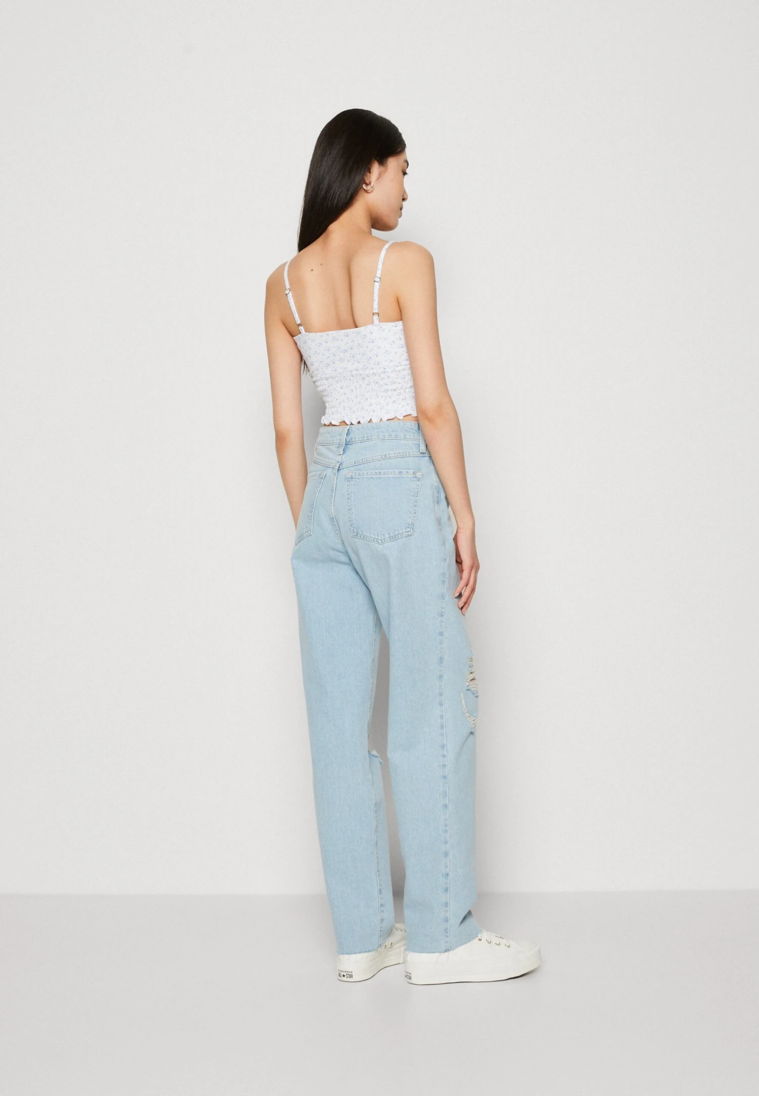 Even&Odd Jean Boyfriend - Light Blue Denim – Image 3