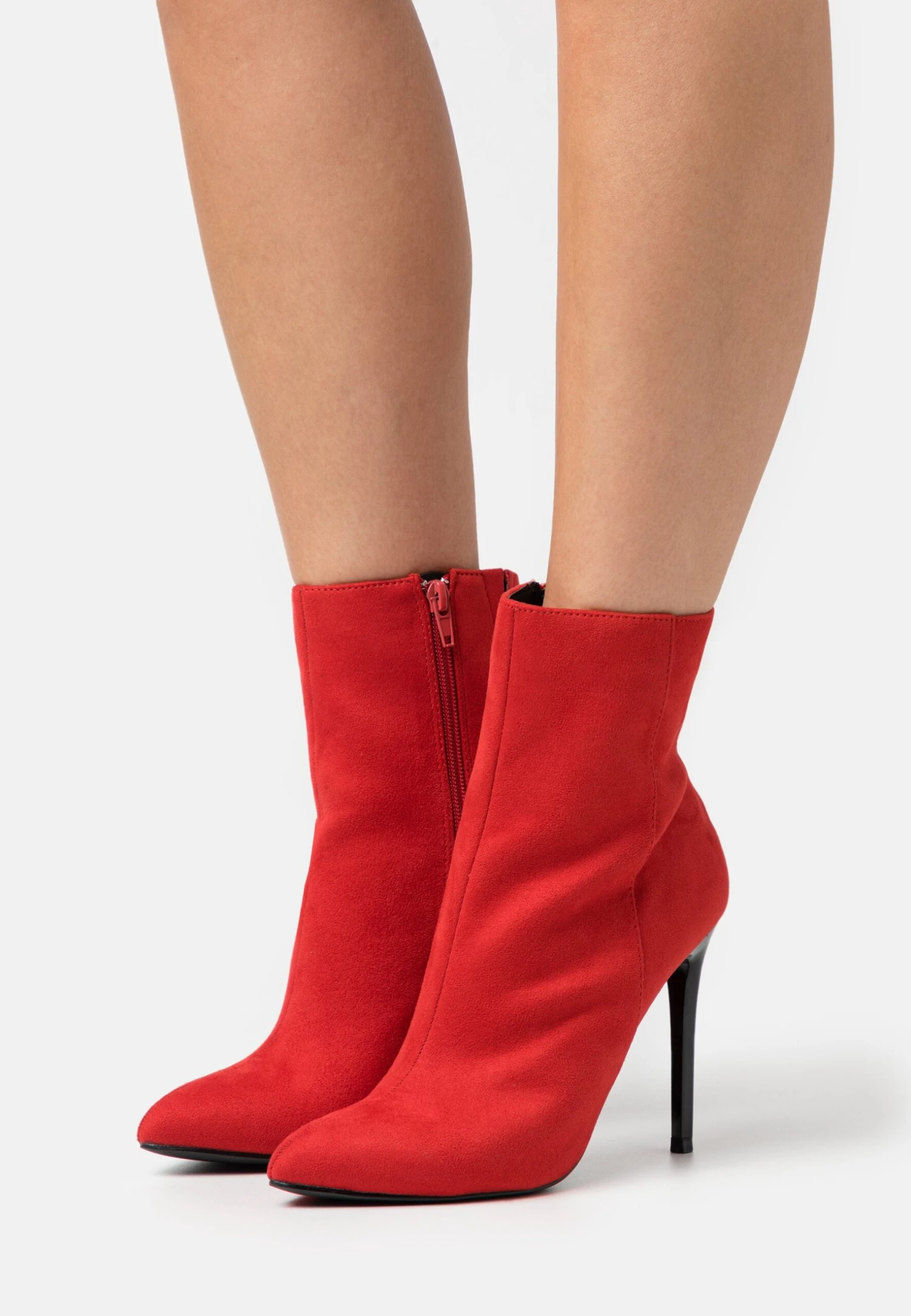 Even&Odd Bottines À Talons Hauts - Red