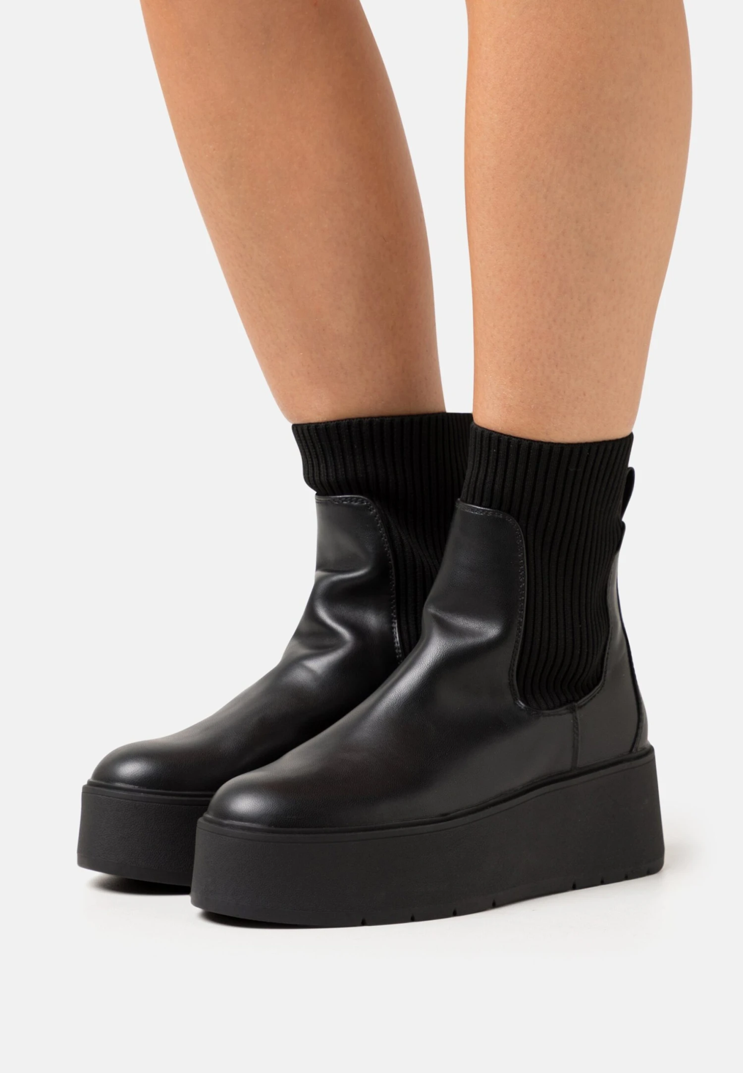 Even&Odd Bottines À Plateau - Black