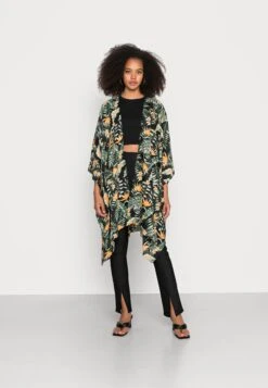 Even&Odd Veste LégÚre - Black/Green/Yellow