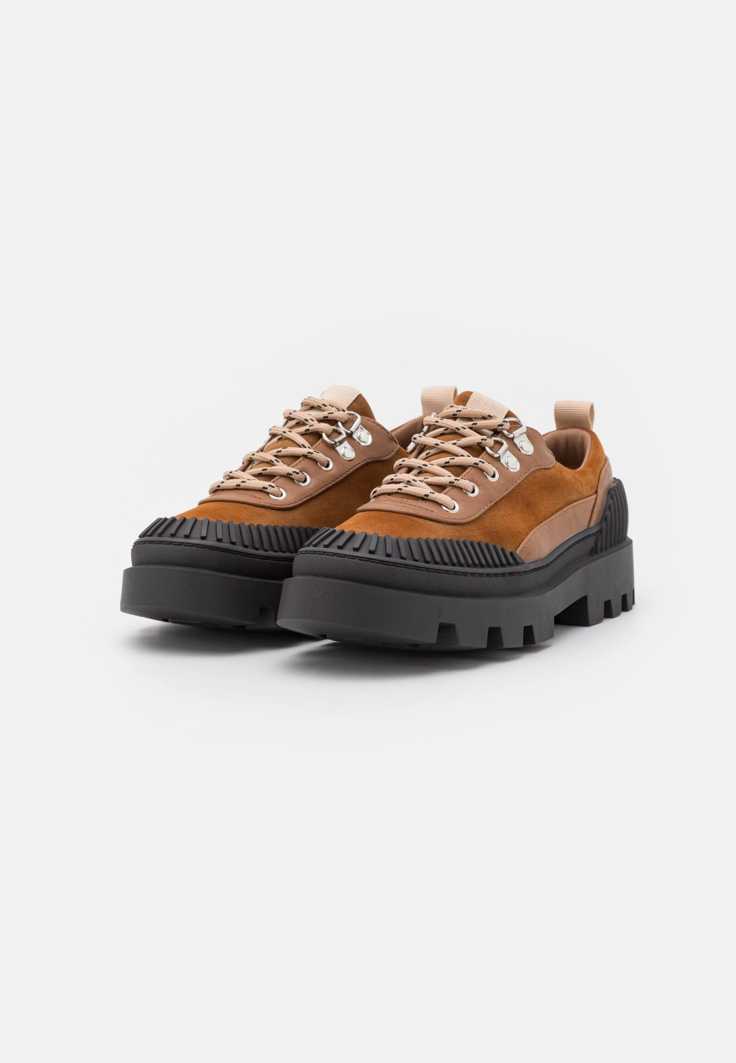 Even&Odd Chaussures À Lacets - Brown – Image 3