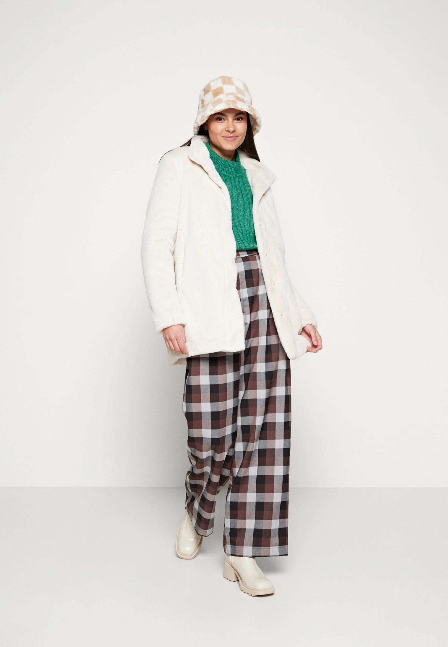 Even&Odd Manteau D'Hiver - Beige – Image 2