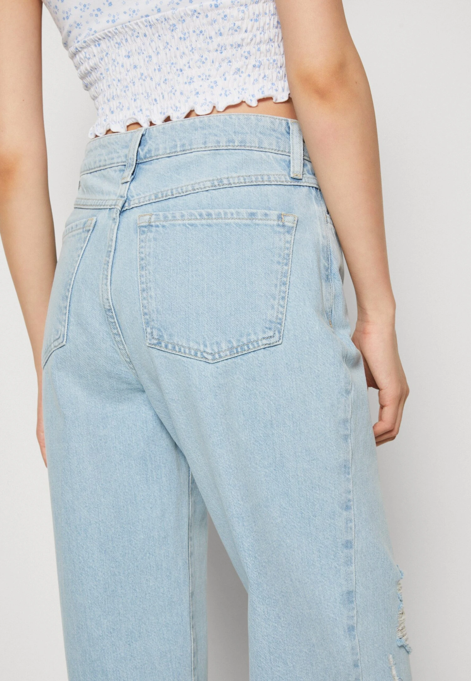 Even&Odd Jean Boyfriend - Light Blue Denim – Image 6