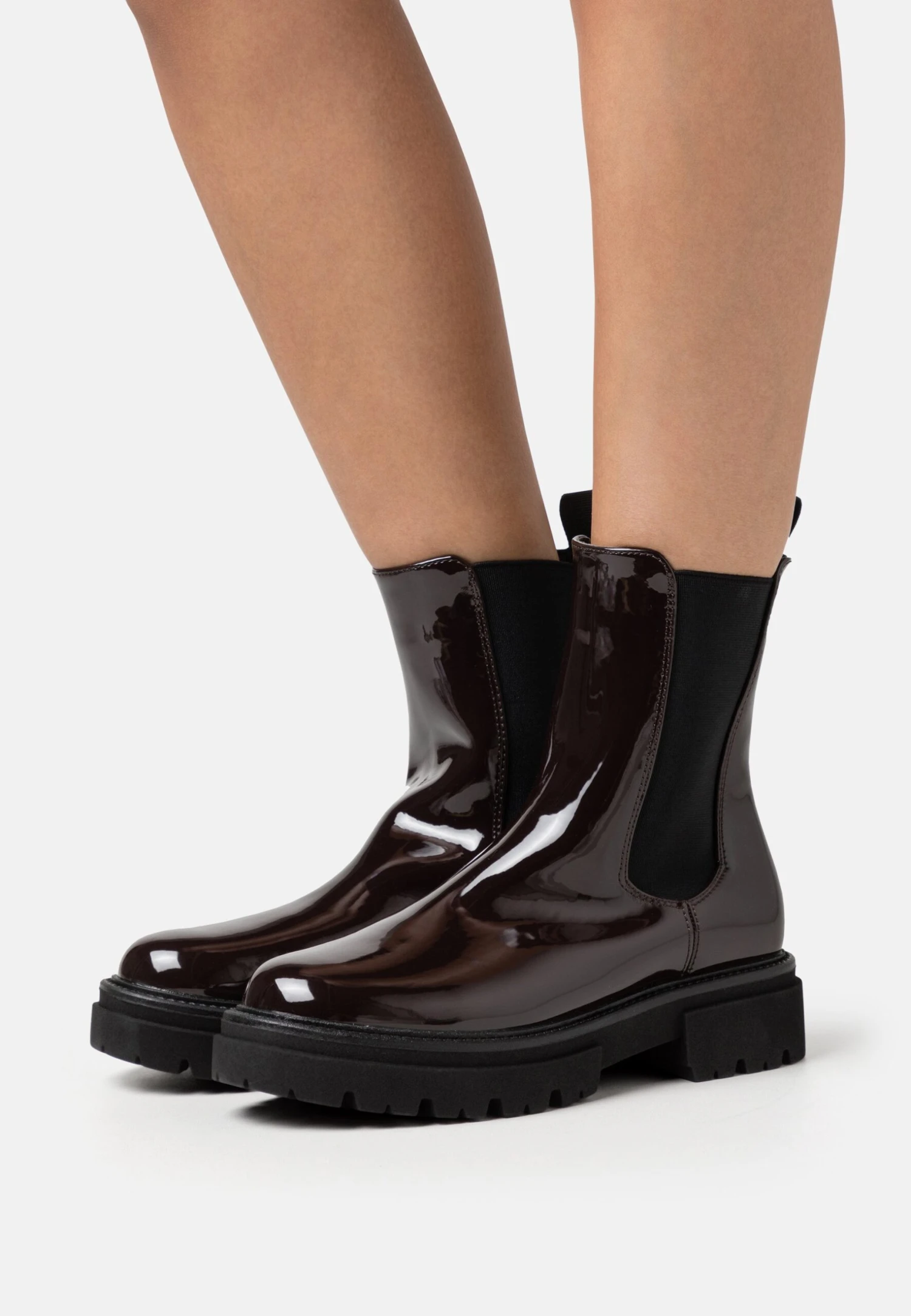 Trinity / W-19104H-3 / 704 - Beige - Bottines À Plateau - Brown