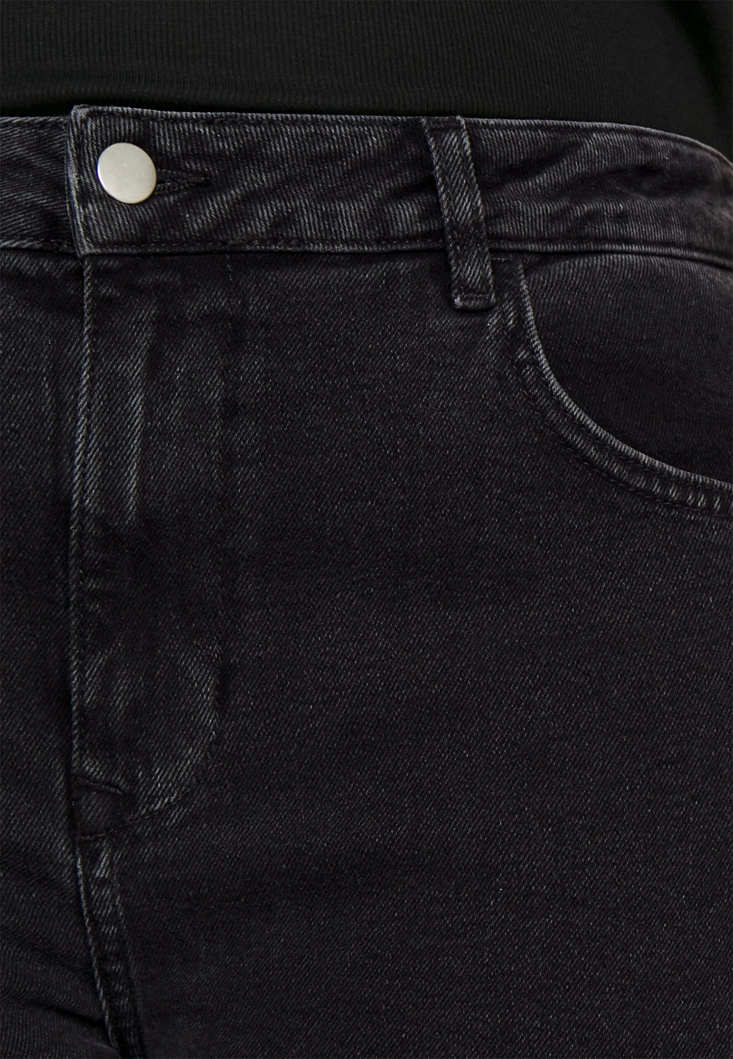 Young Washed Clean Kick Flare - Jean Bootcut - Black Denim â Image 5