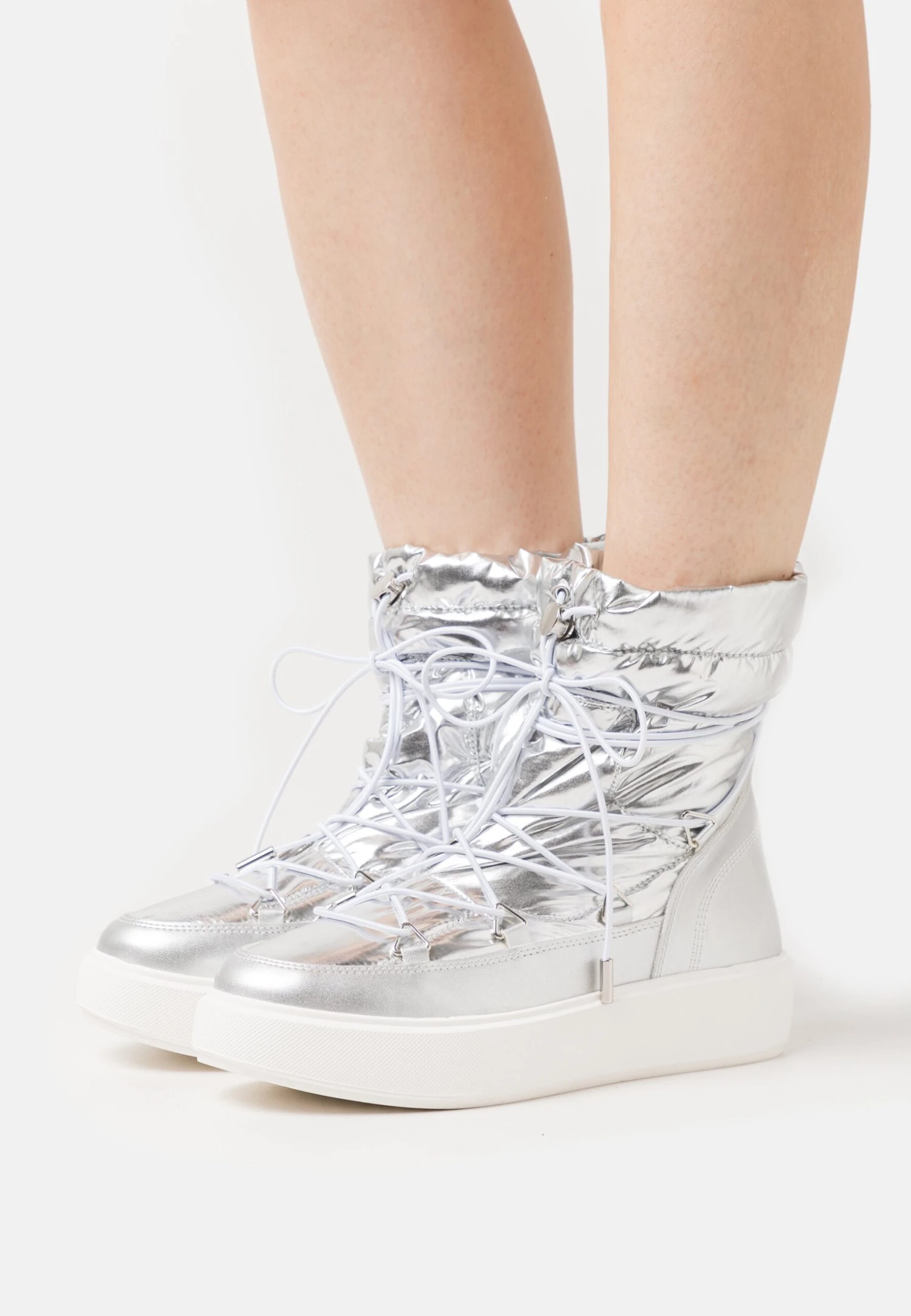 Even&Odd Snow Boot - Bottines À Plateau - Silver