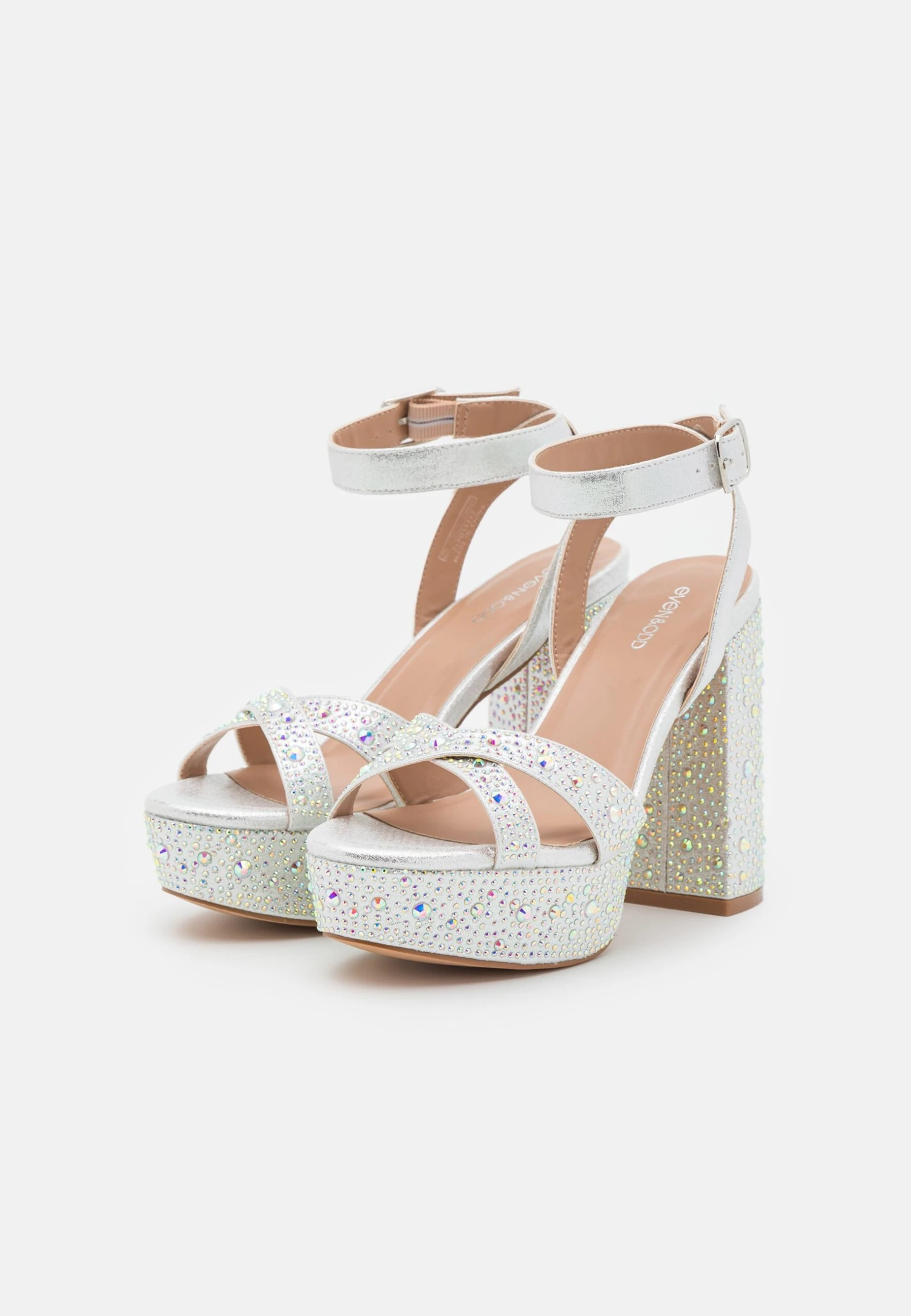 Even&Odd Sandales À Talons Hauts - Silver – Image 3