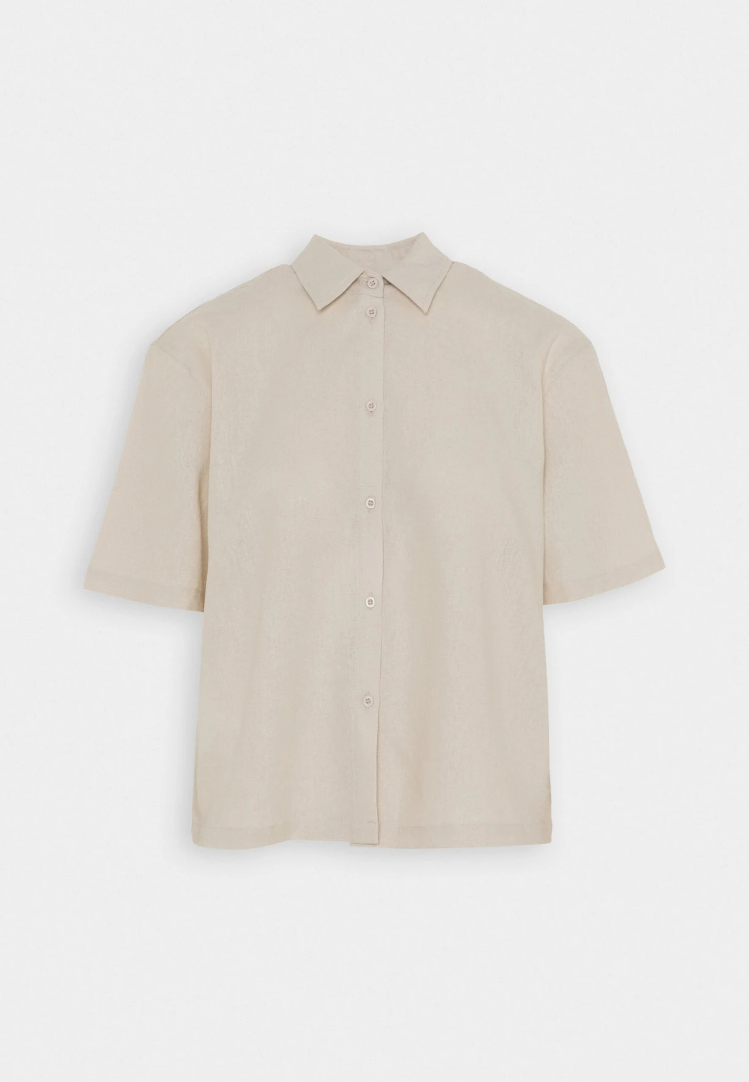 Even&Odd Linen-Mix Button Down Blouse - Chemisier - Beige – Image 4