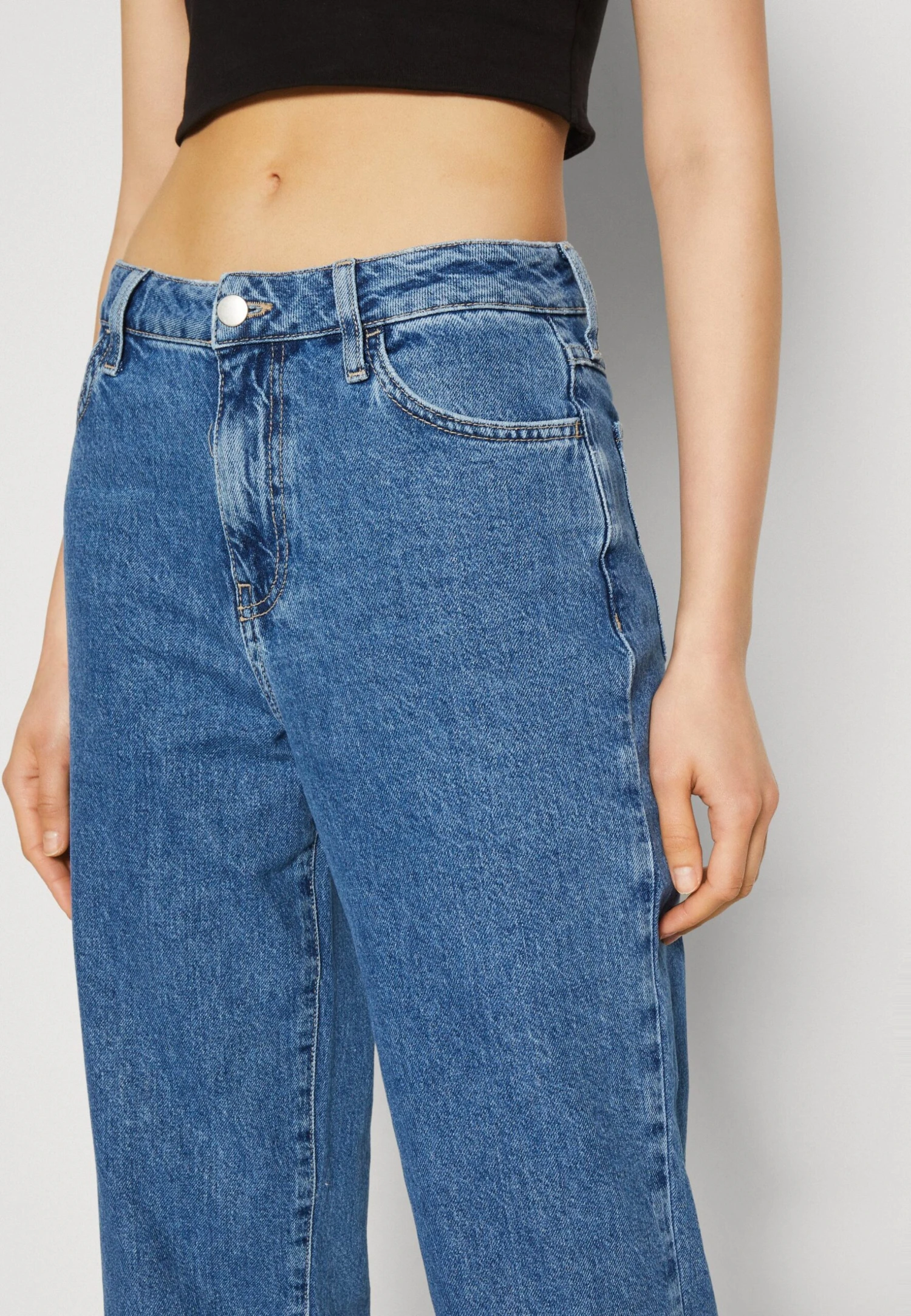 Even&Odd Jean Droit - Blue Denim – Image 4