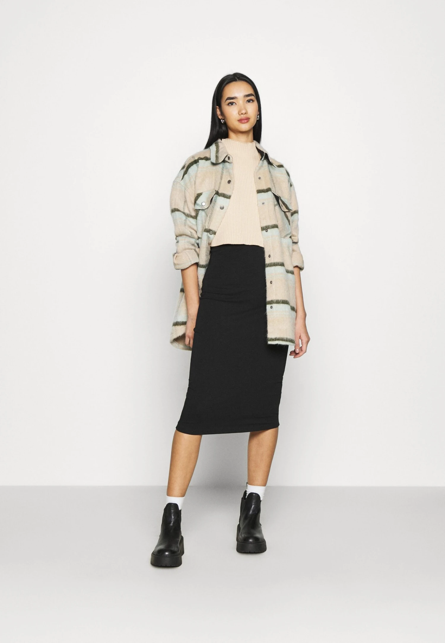 Even&Odd 2 Pack - Jupe Crayon - Black/Bordeaux – Image 2