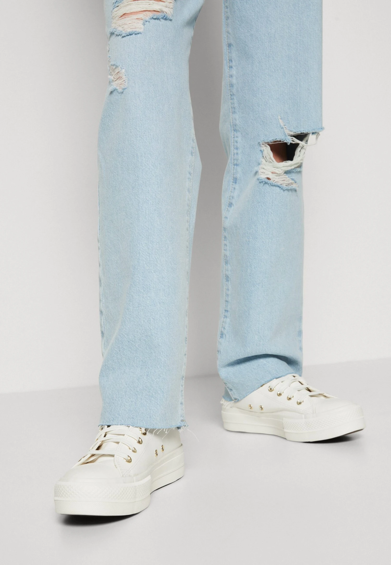 Even&Odd Jean Boyfriend - Light Blue Denim – Image 4