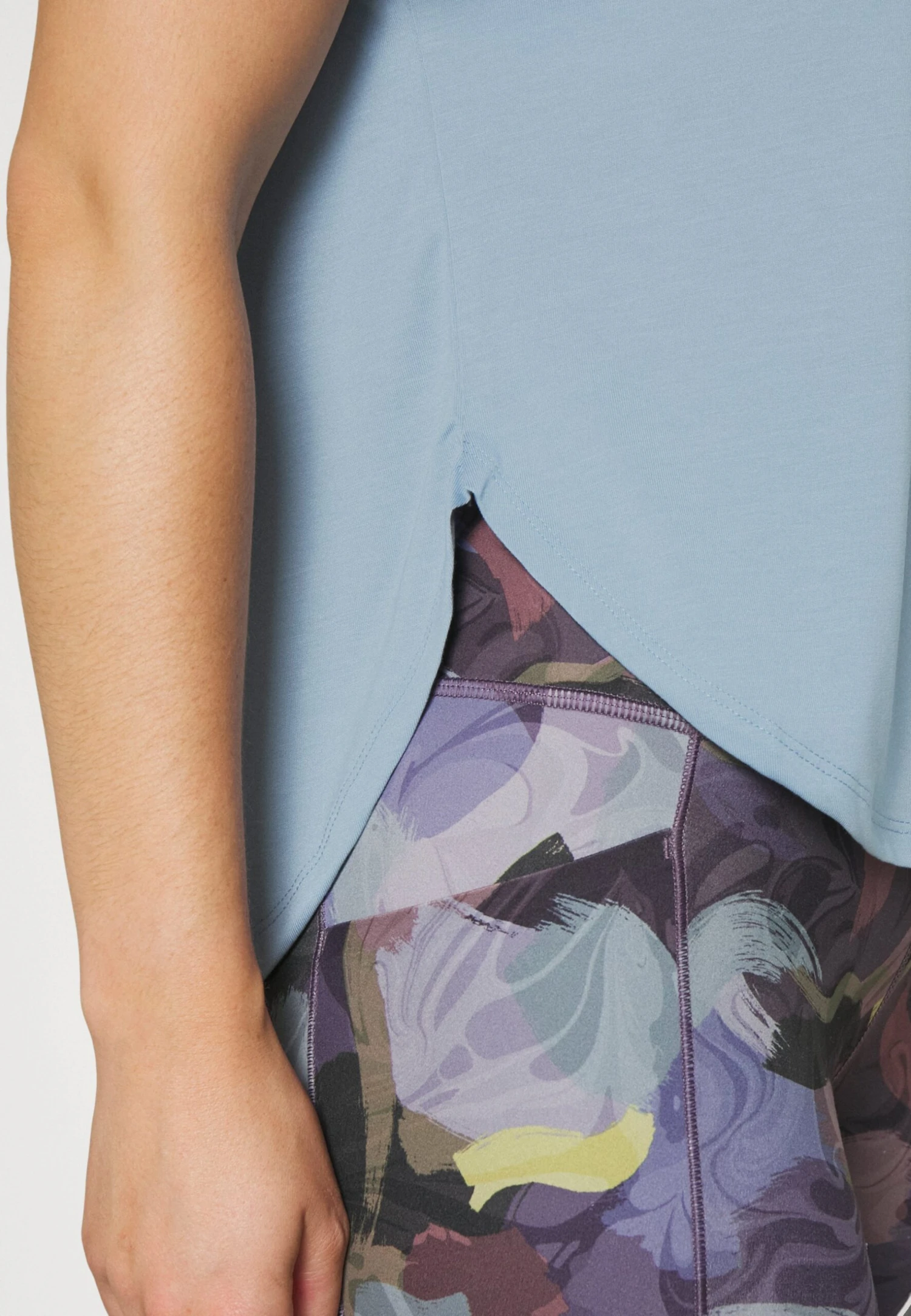 T-Shirt Basique - Blue-Grey – Image 5