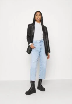 Even&Odd Cropped Turtle Neck 2 Pack - Pullover - Black/ White