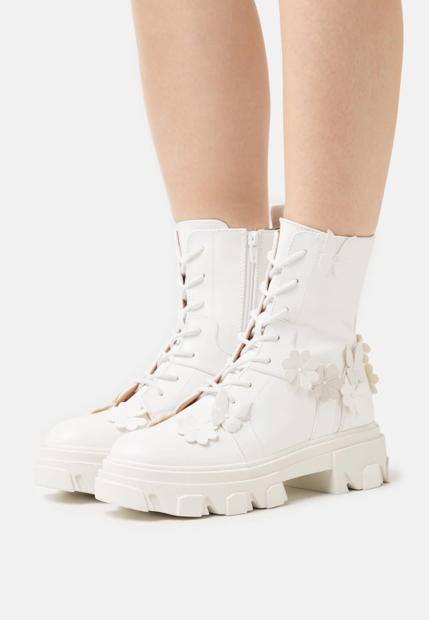 Even&Odd Bottines À Plateau - White