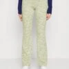 Even&Odd Pantalon Classique - Mottled Green