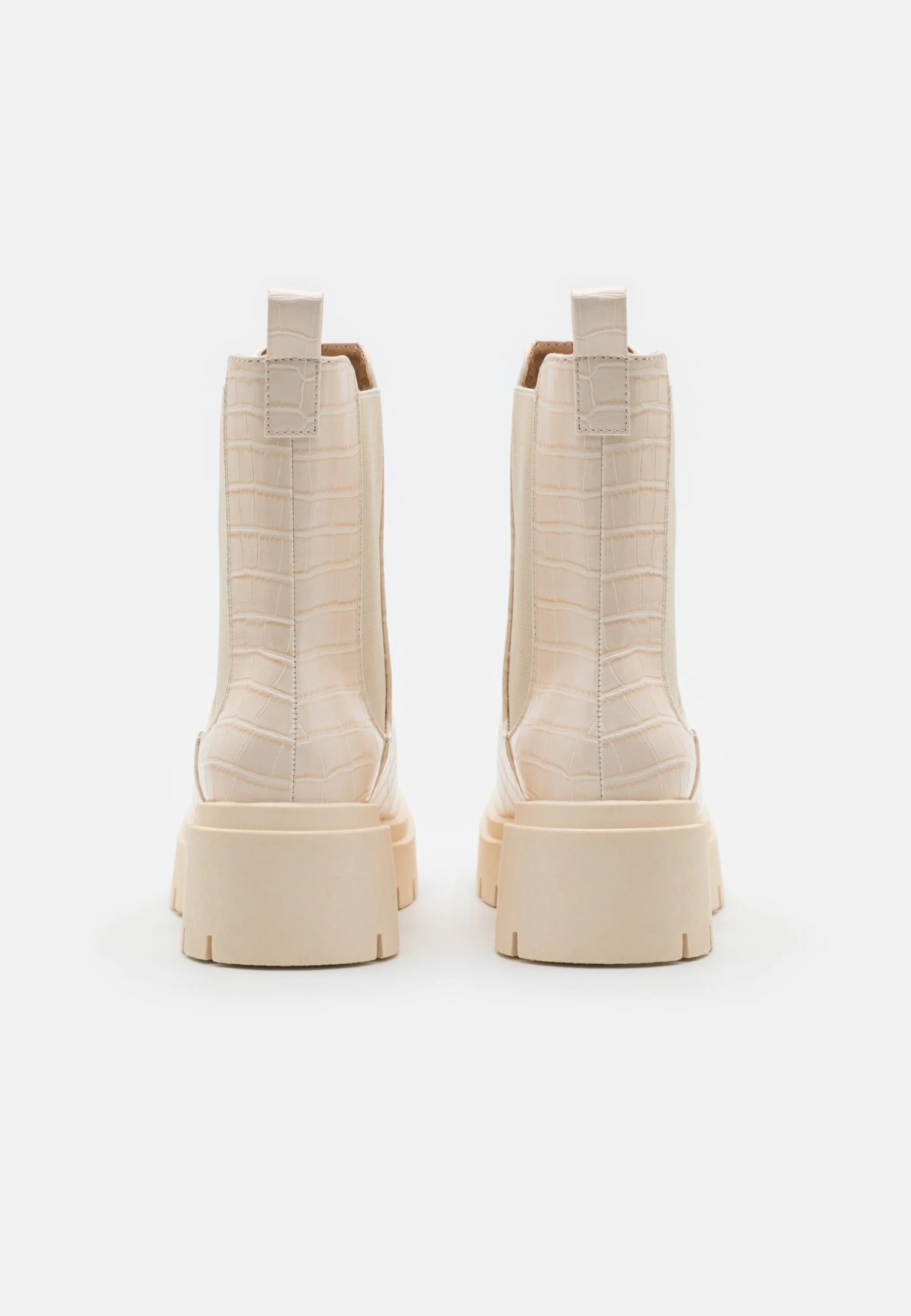 Bottines À Plateau - Beige – Image 4