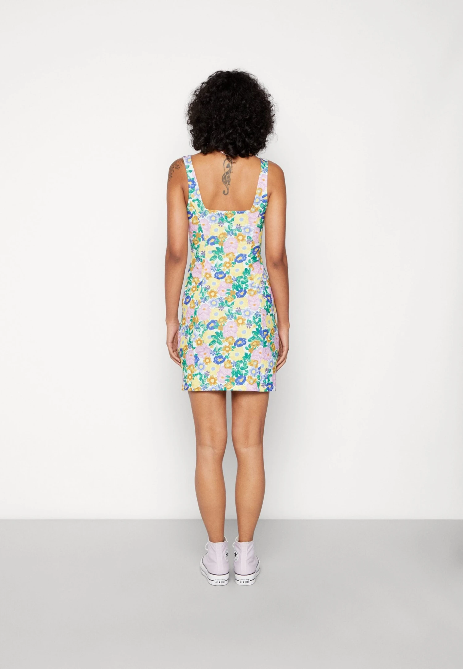 Even&Odd Robe Fourreau - Light Blue/Multi-Coloured – Image 3