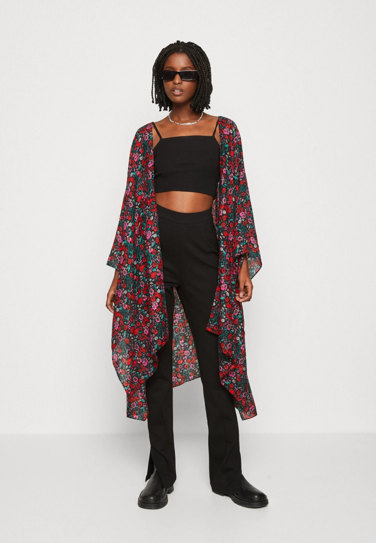 Even&Odd Floral - Veste Légère - Red – Image 2