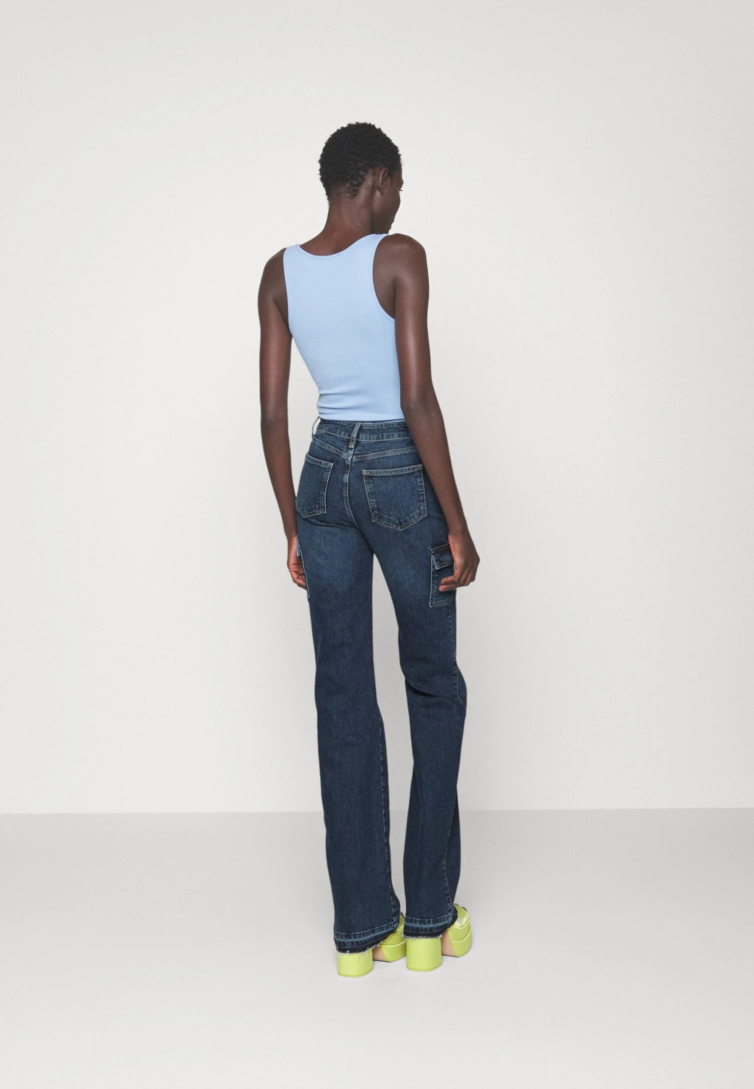 Jean Flare - Light Blue Denim – Image 3