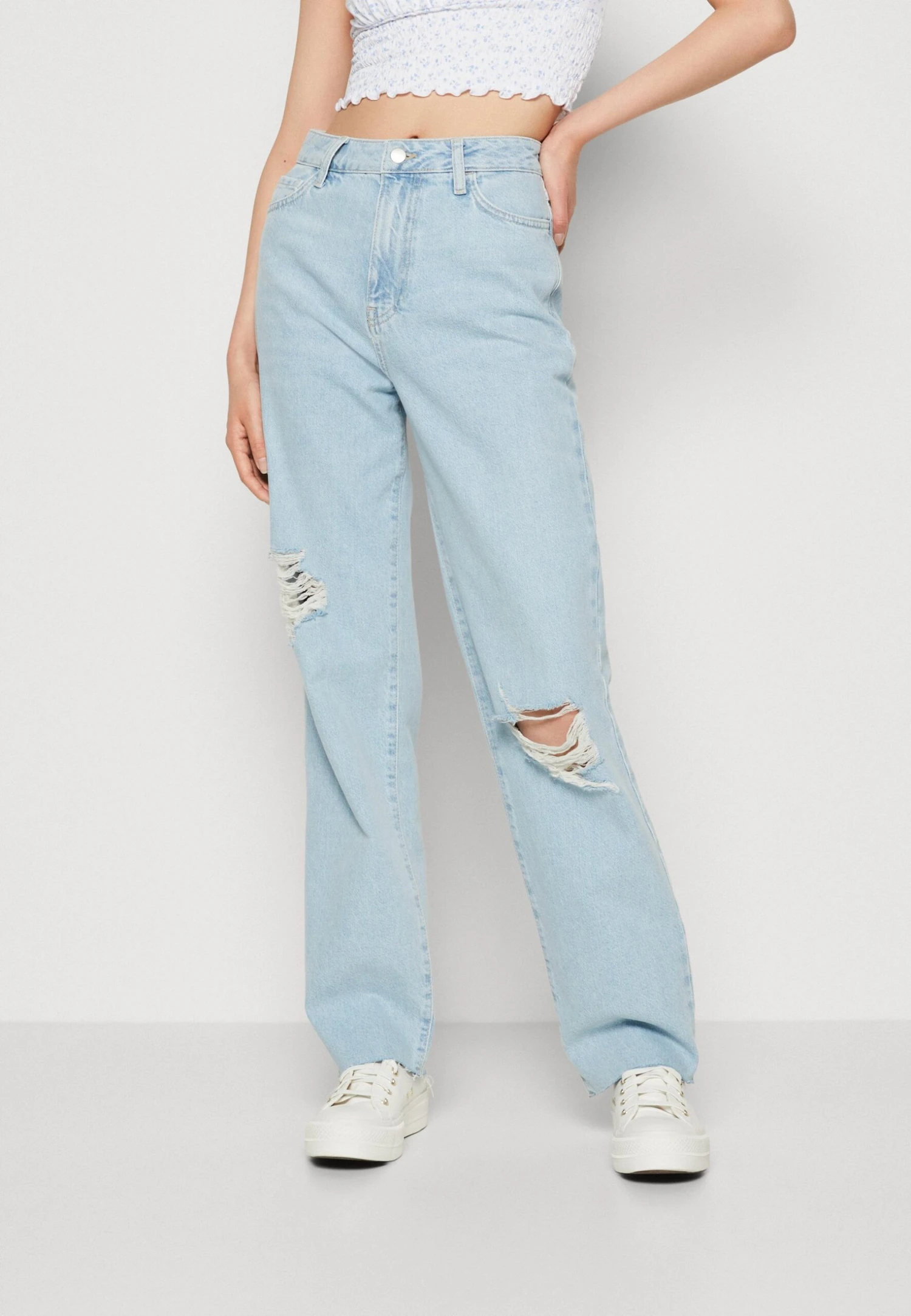 Even&Odd Jean Boyfriend - Light Blue Denim