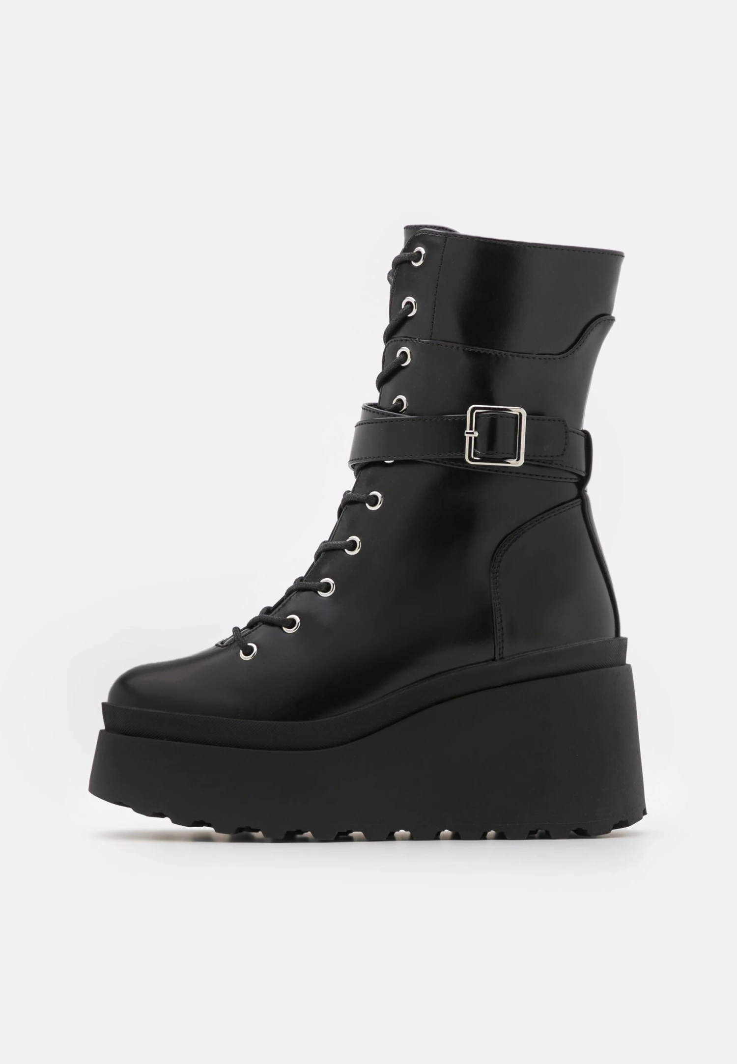 Bottines À Lacets - Black – Image 2