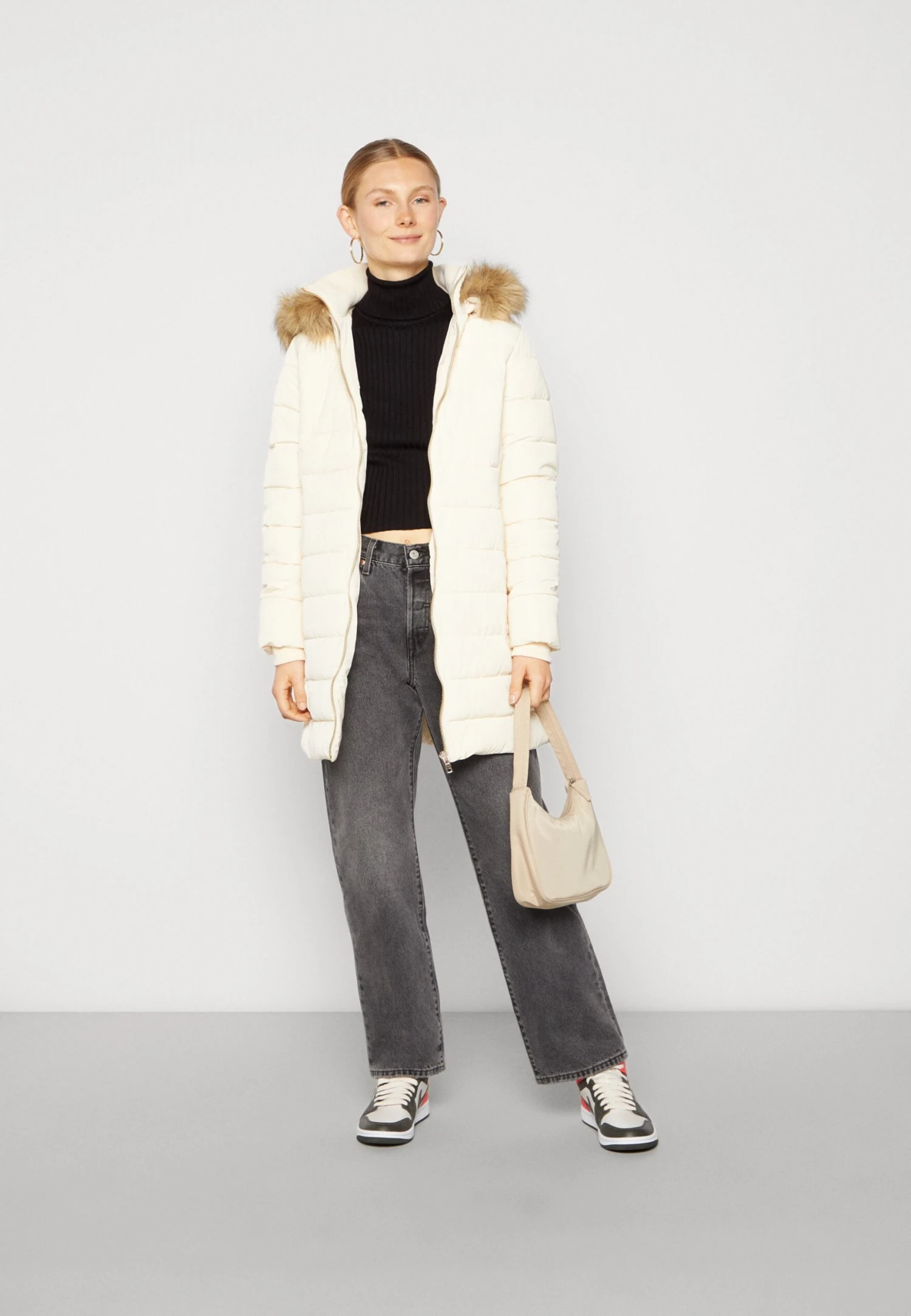 Even&Odd Manteau D'Hiver - Beige – Image 2