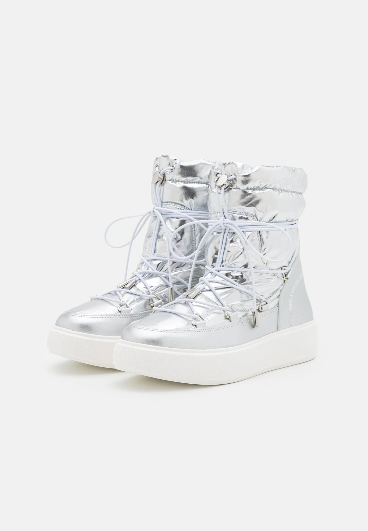 Even&Odd Snow Boot - Bottines À Plateau - Silver – Image 3