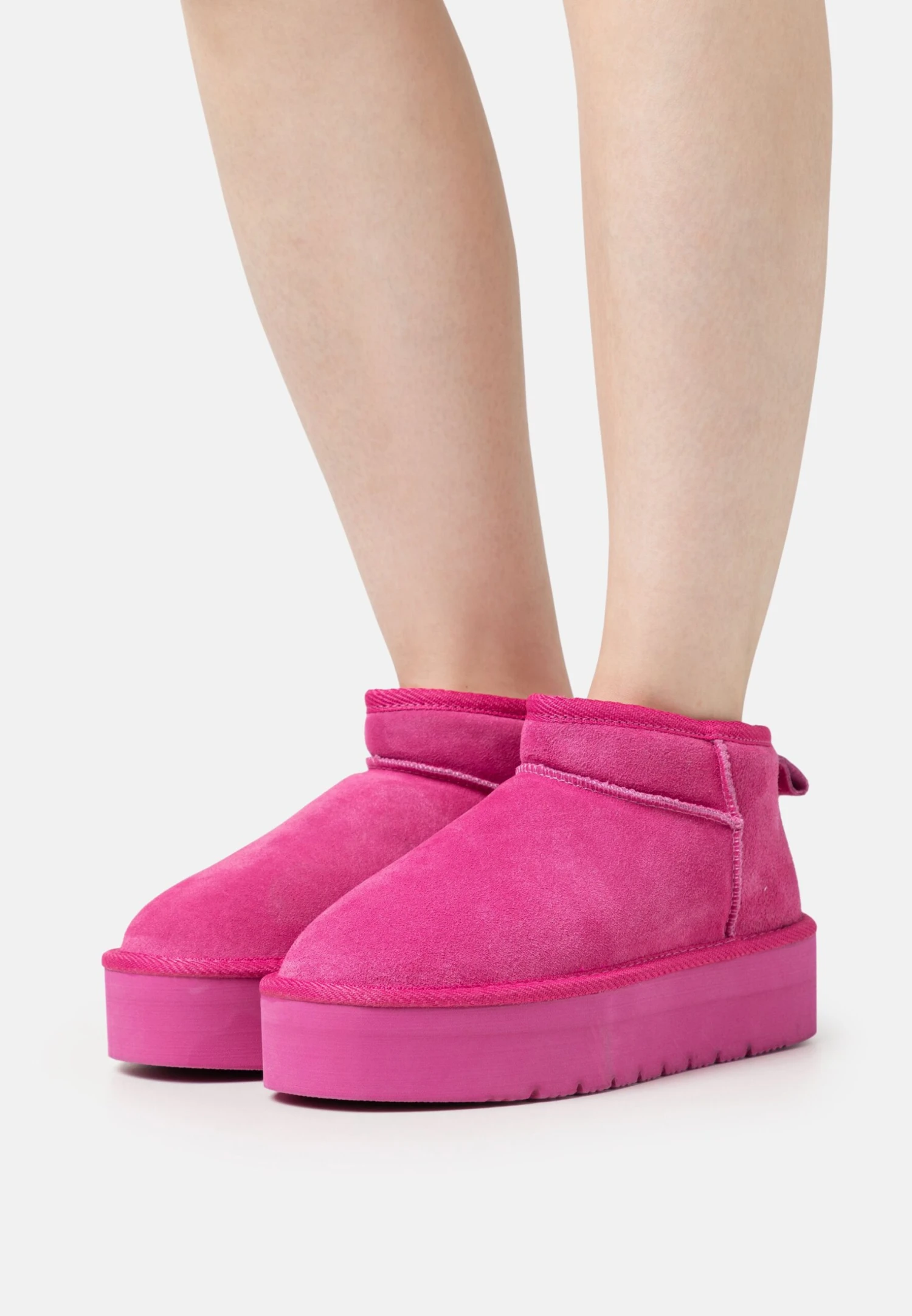 Even&Odd Leather - Boots À Talons - Pink