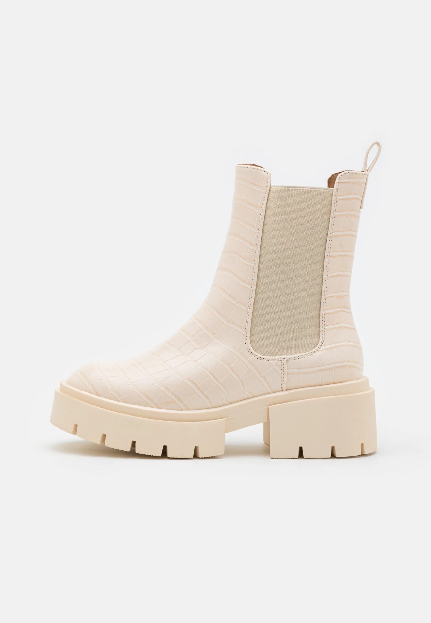 Bottines À Plateau - Beige – Image 2