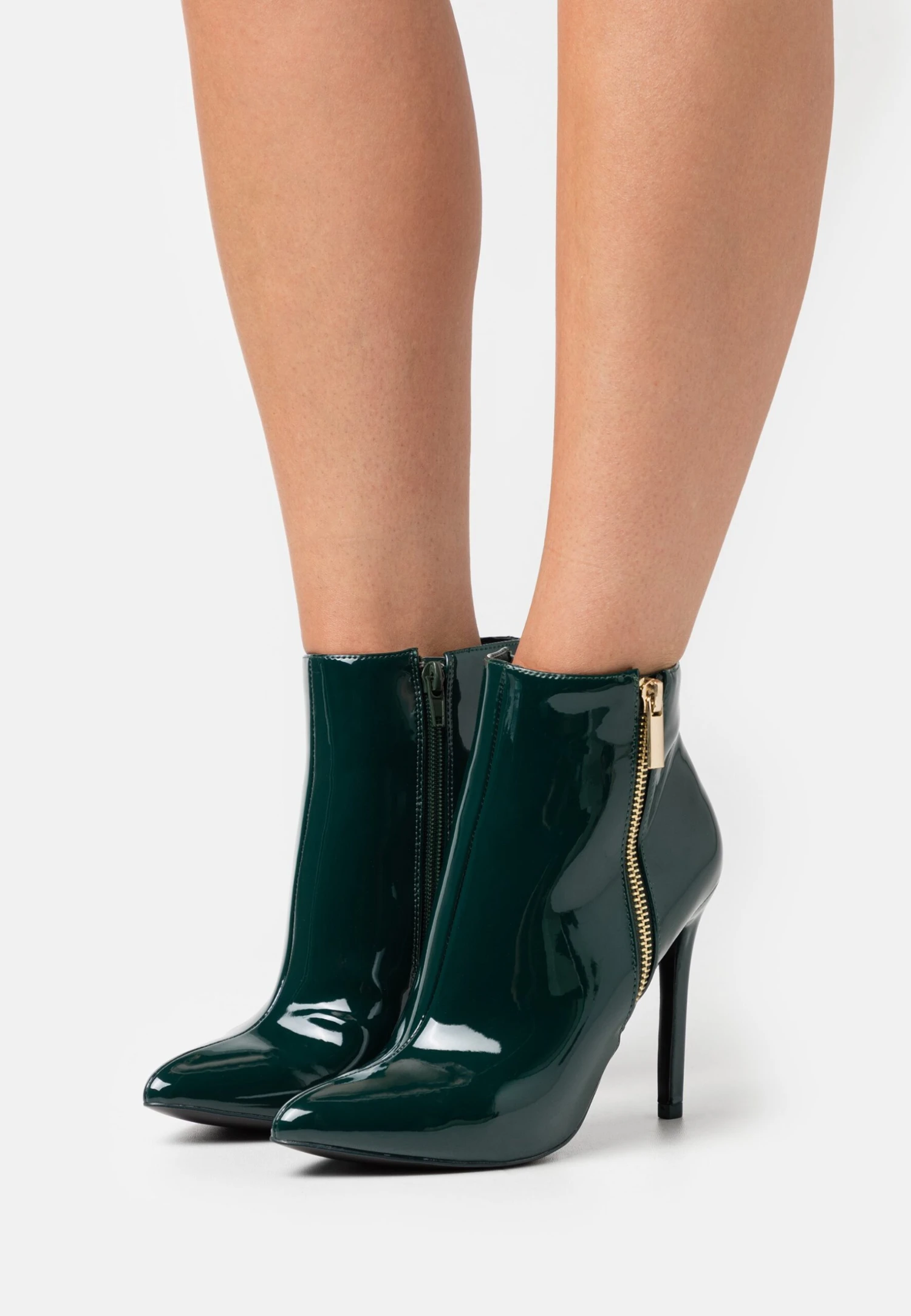 Even&Odd Bottines À Talons Hauts - Green