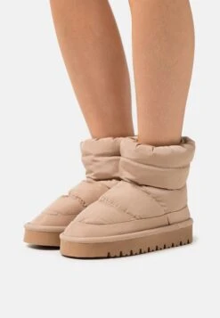 Even&Odd Bottines À Plateau - Beige