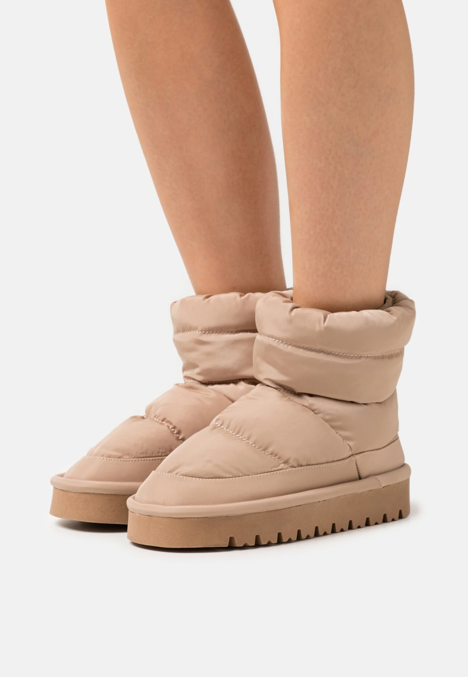 Even&Odd Bottines À Plateau - Beige