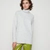 Even&Odd Pullover - Mottled Light Grey