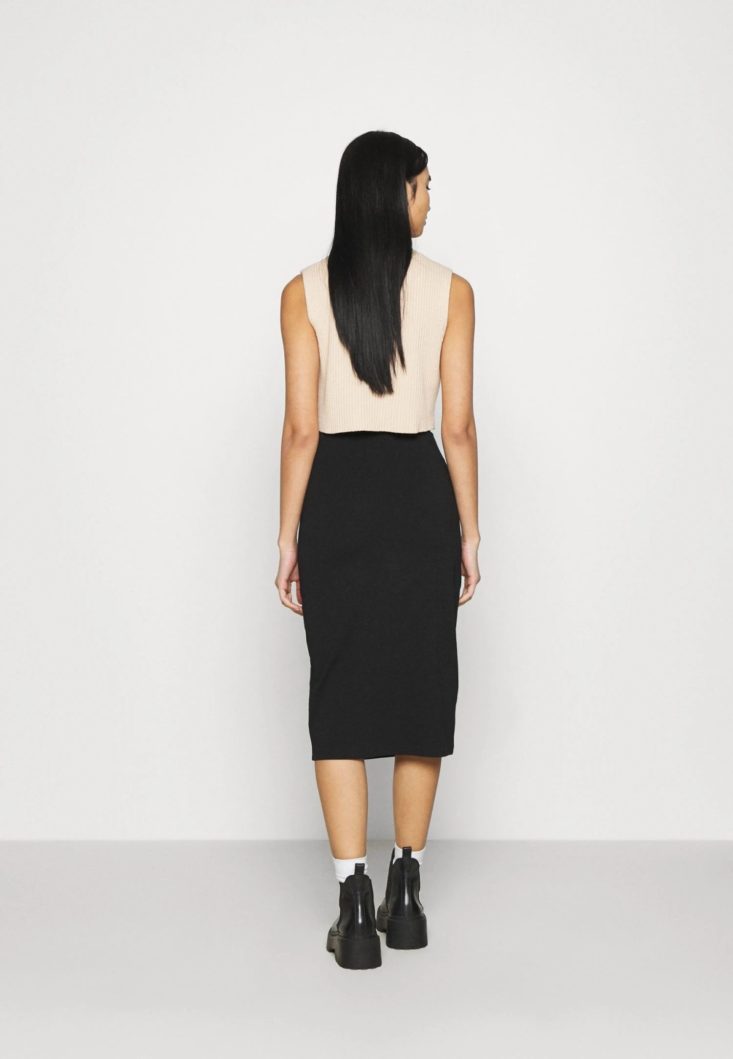 Even&Odd 2 Pack - Jupe Crayon - Black/Bordeaux – Image 4