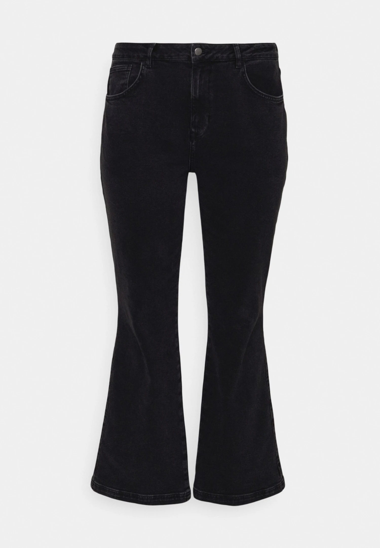 Young Washed Clean Kick Flare - Jean Bootcut - Black Denim â Image 4
