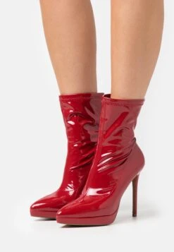 Even&Odd Bottines À Talons Hauts - Red