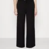 Even&Odd Tailored Wide Leg Culotte - Pantalon Classique - Black