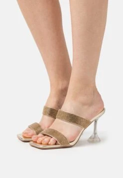 Even&Odd Mules Ă Talons - Gold