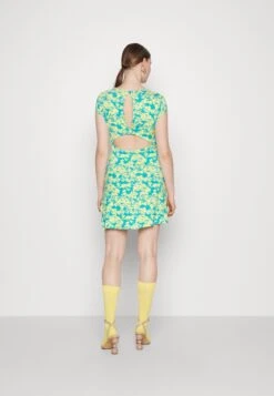 Even&Odd Robe En Jersey - Green/Multi-Coloured