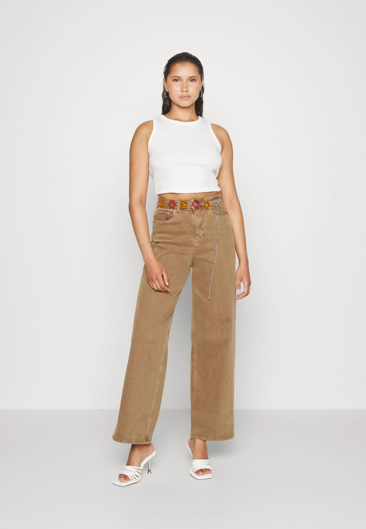 Even&Odd 2 Pack - Débardeur - Off-White/Dark Brown – Image 2