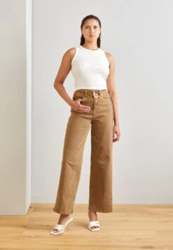 Even&Odd 2 Pack - Débardeur - Off-White/Dark Brown