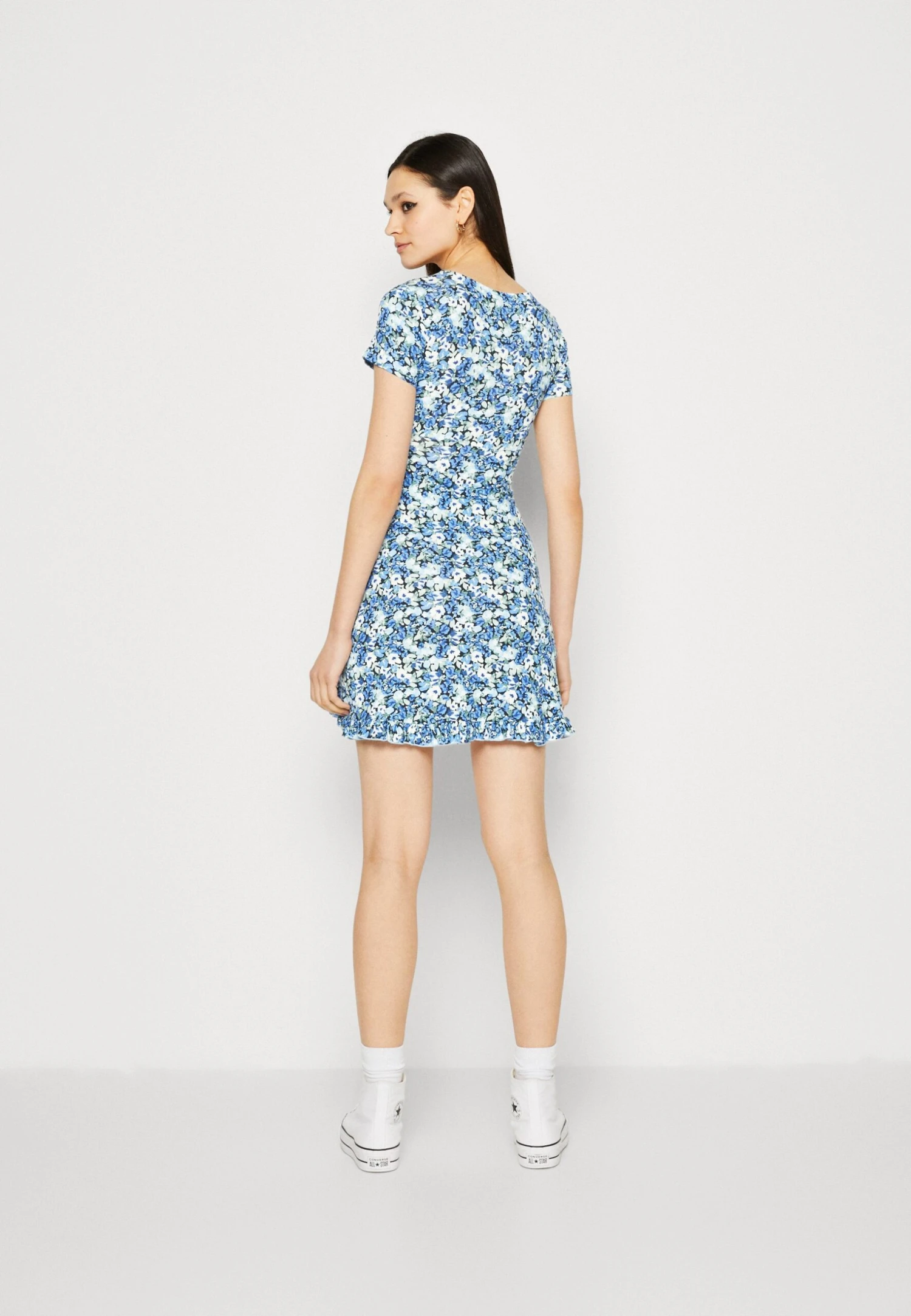 Even&Odd Robe En Jersey - Dark Blue – Image 4