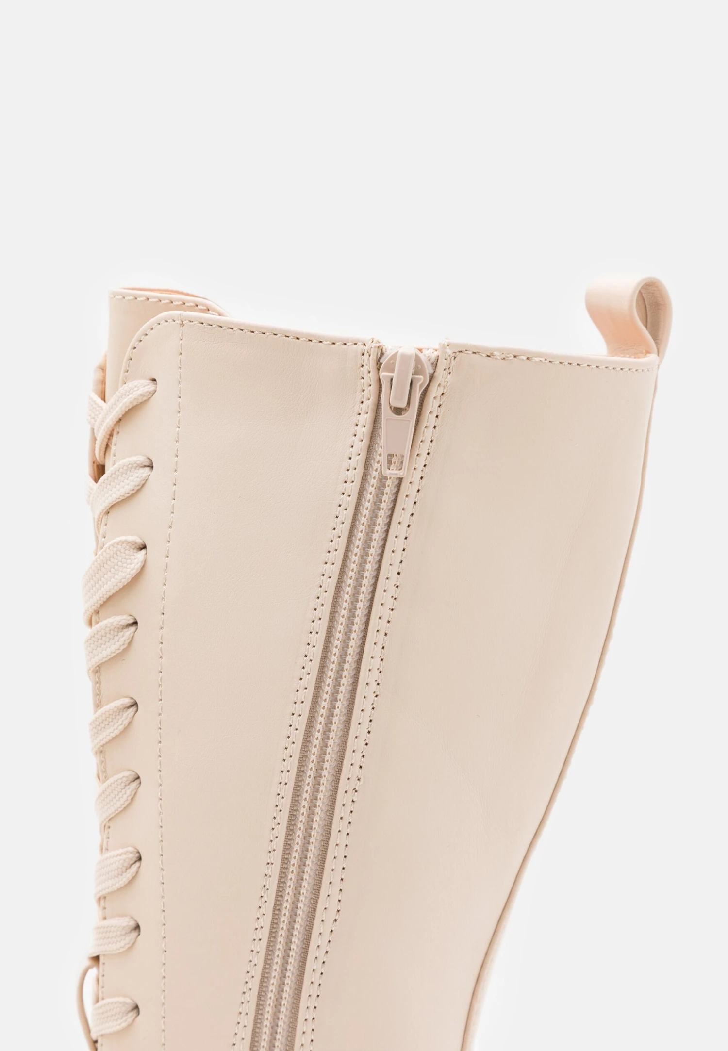 Bottes À Lacets - Beige – Image 6