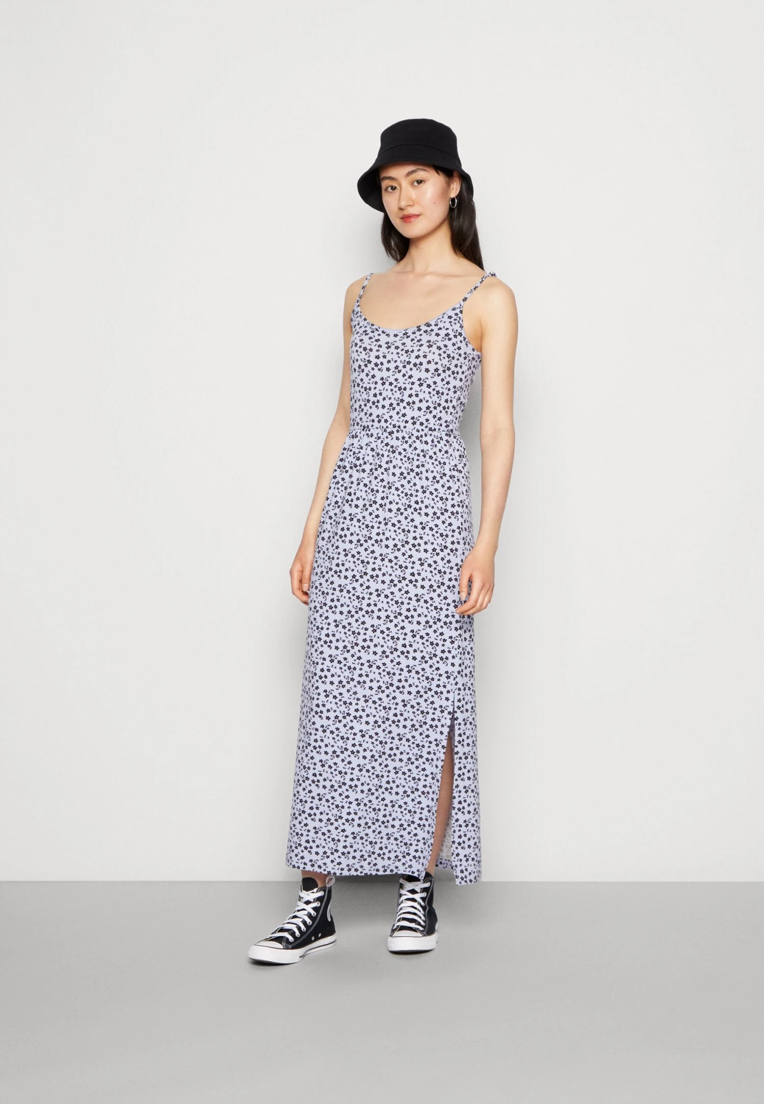 Even&Odd Robe Longue - Lilac/Black â Image 2