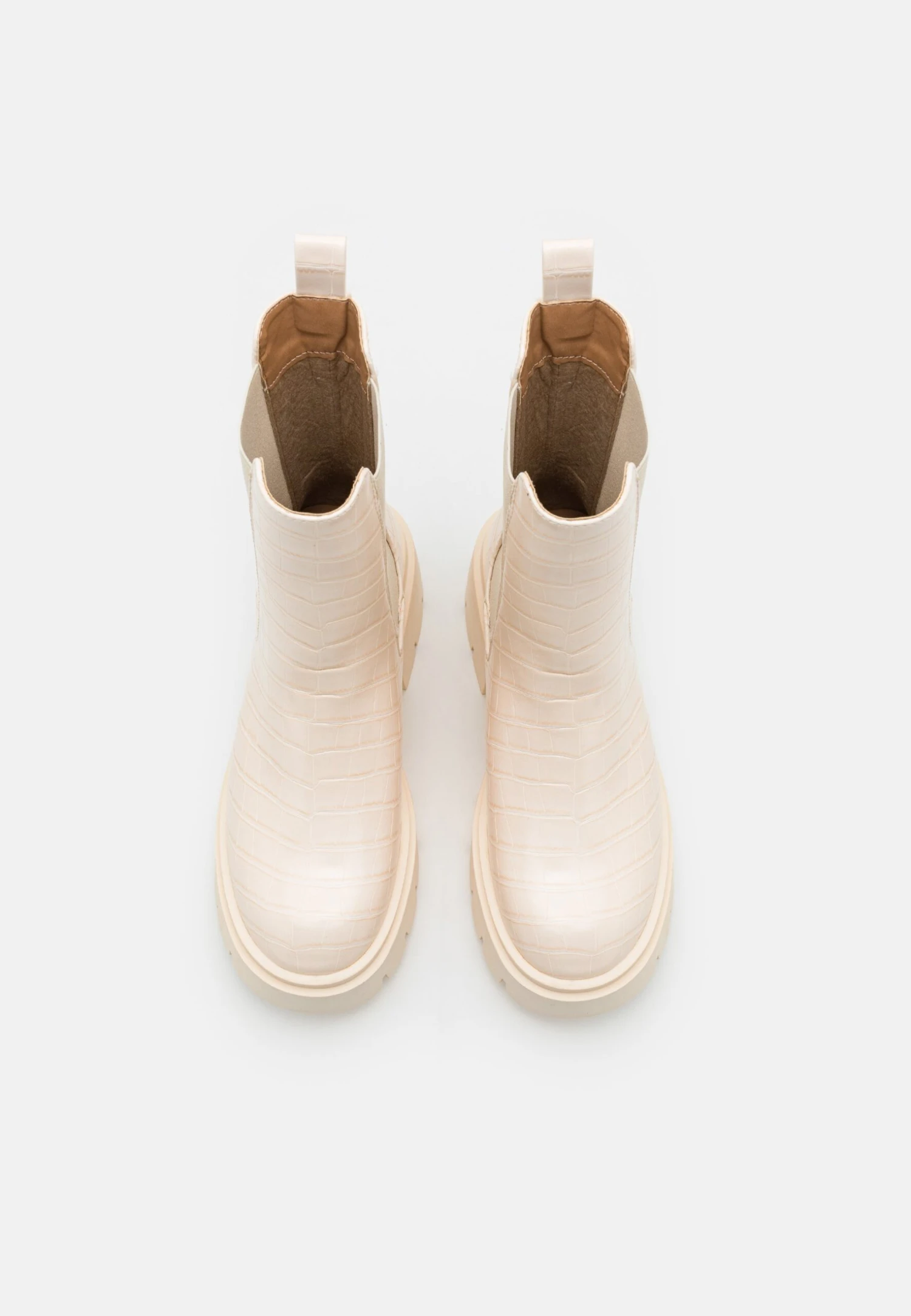 Bottines À Plateau - Beige – Image 6