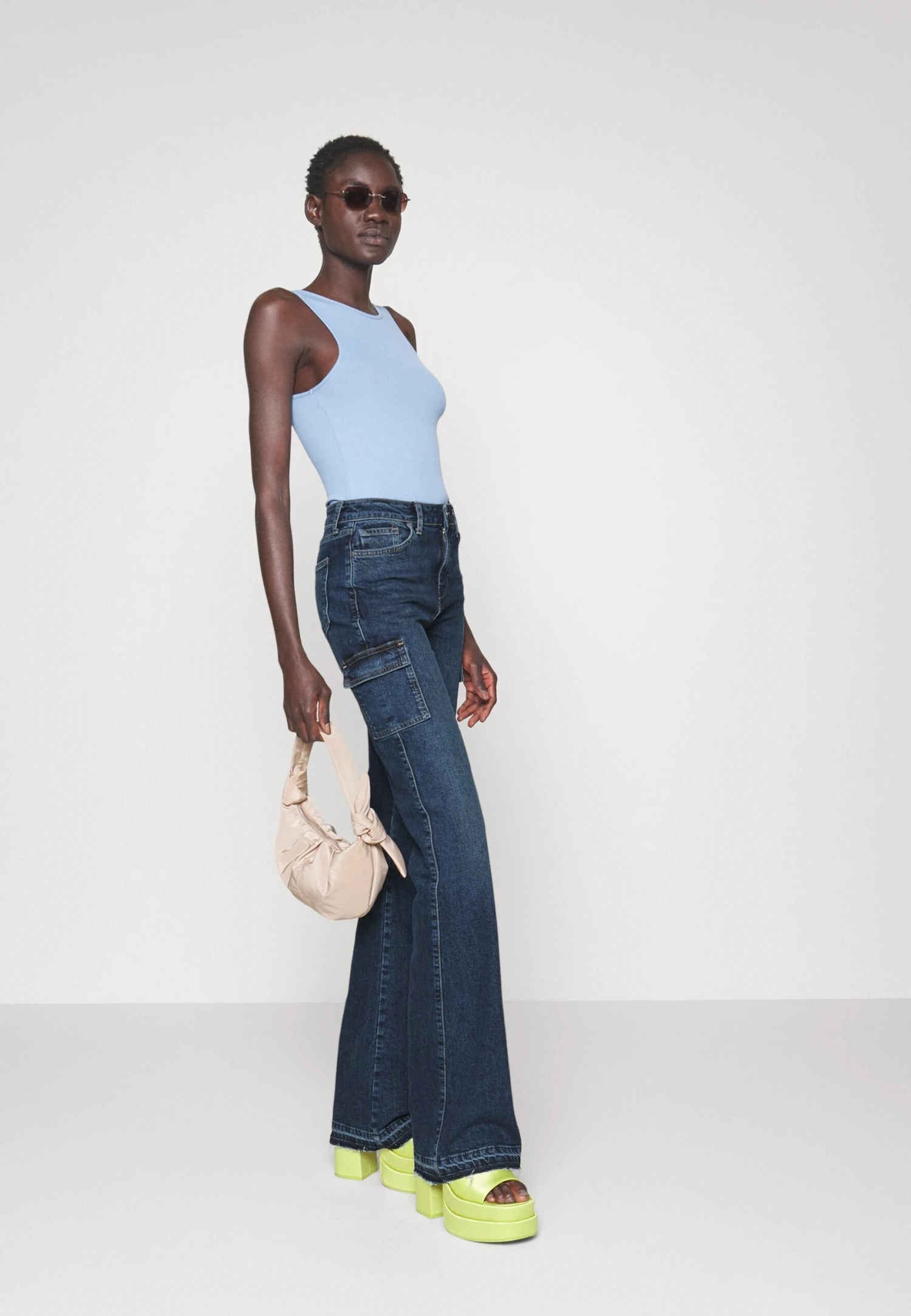 Jean Flare - Light Blue Denim – Image 4